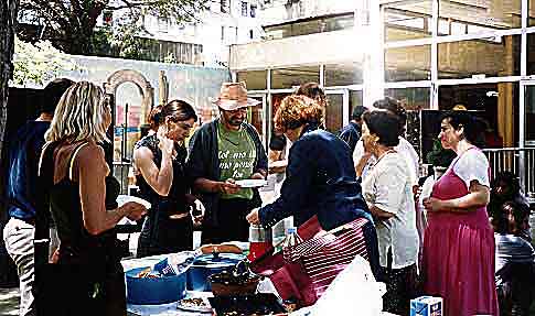 Repas partag  Bellefontaine